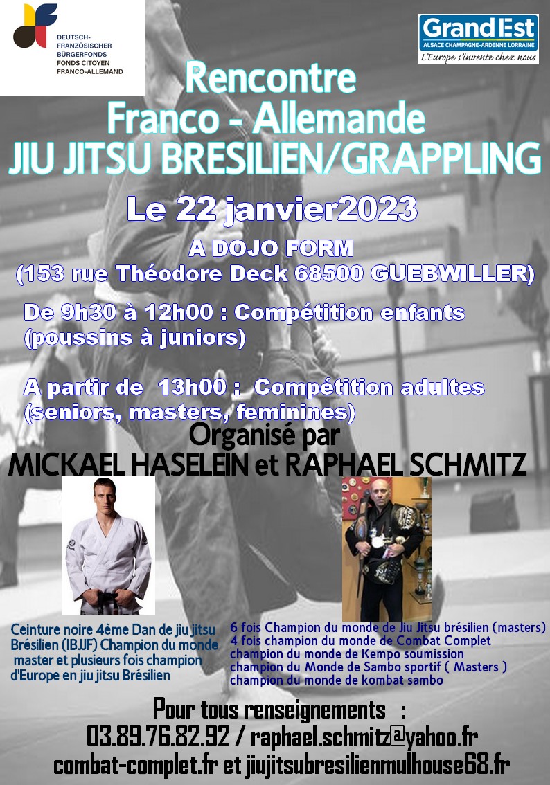 -Deutsch-französisches Treffen Brasilianischer Jiu-Jitsu-Bresilien - Grappling
