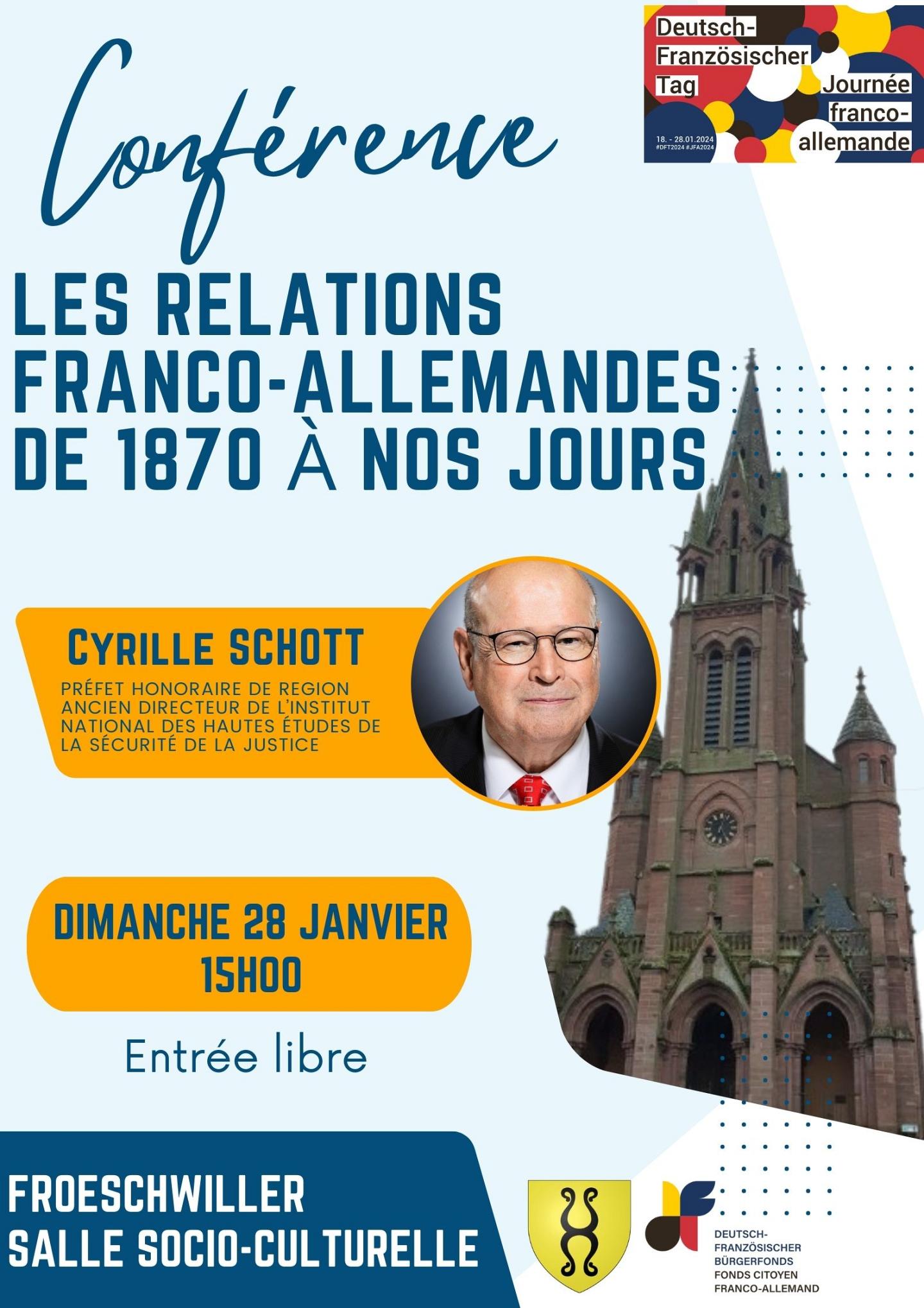 Konferenz: Die deutsch-französischen Beziehungen von 1870 bis heute